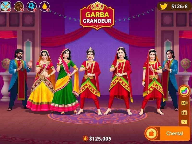 Garba Grandeur Game Screenshot
